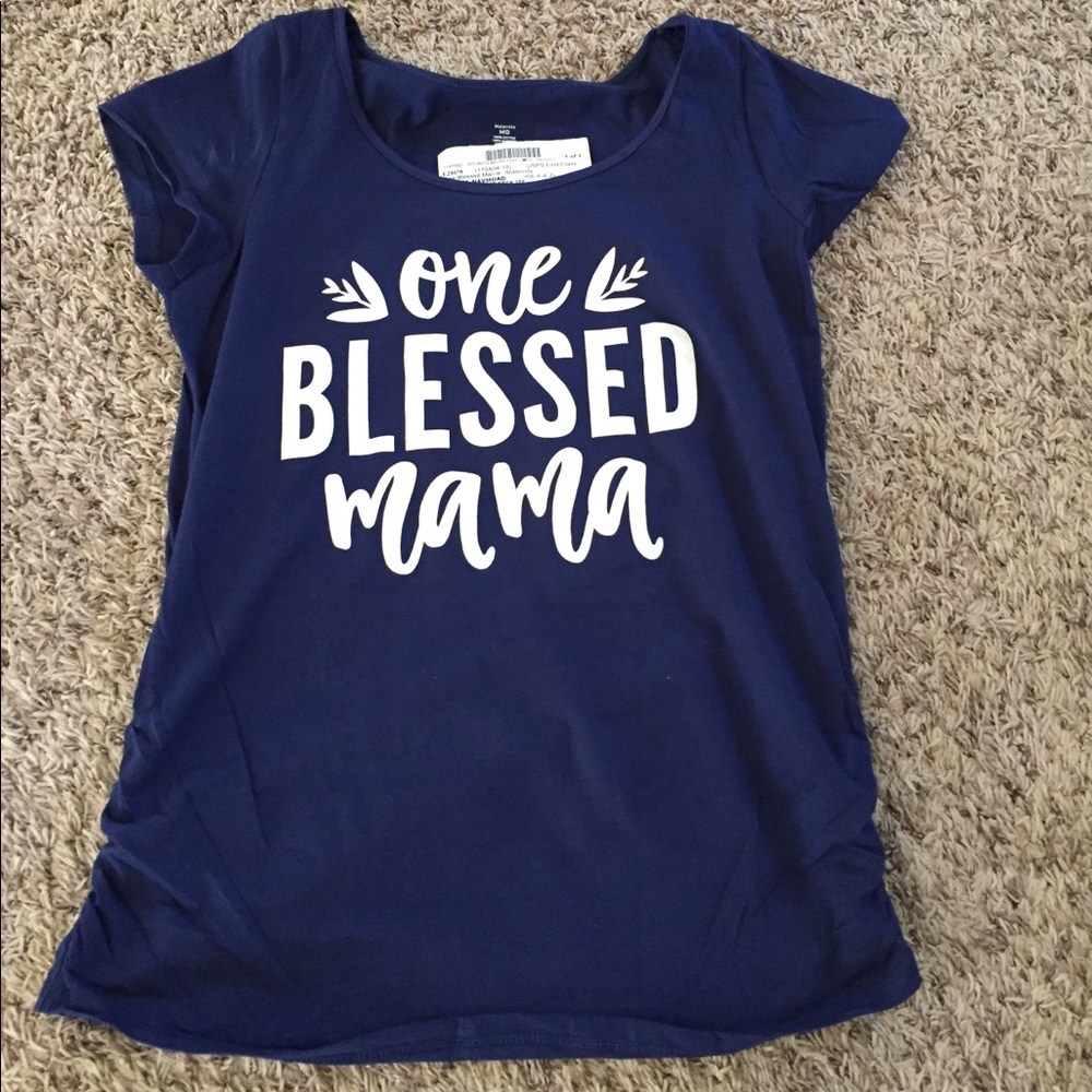 Maternity shirt “Blessed Mama” NWT